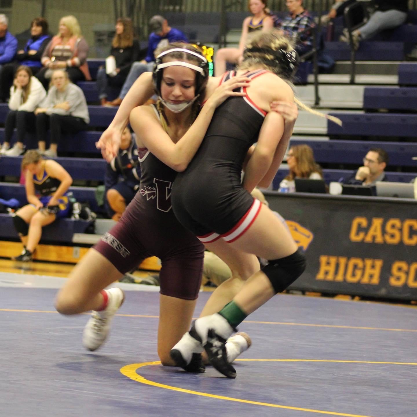 Waterloo West girls wrestling having successful inaugural season - BVM ...