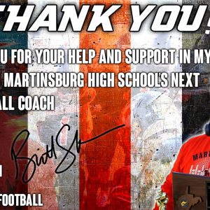 Martinsburg football welcomes new coach amid historic winning streak