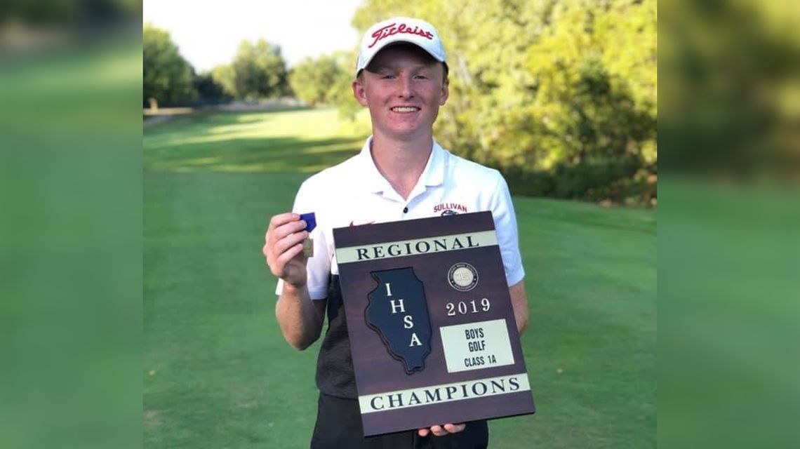 With special senior season on the horizon, Sullivan golfer gets creative while at home