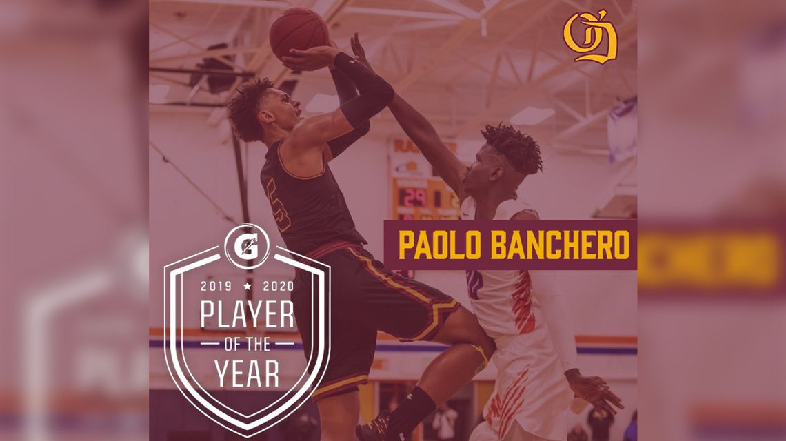 O’Dea’s Banchero becomes fourth junior to win Gatorade WA Boys Basketball Player of the Year