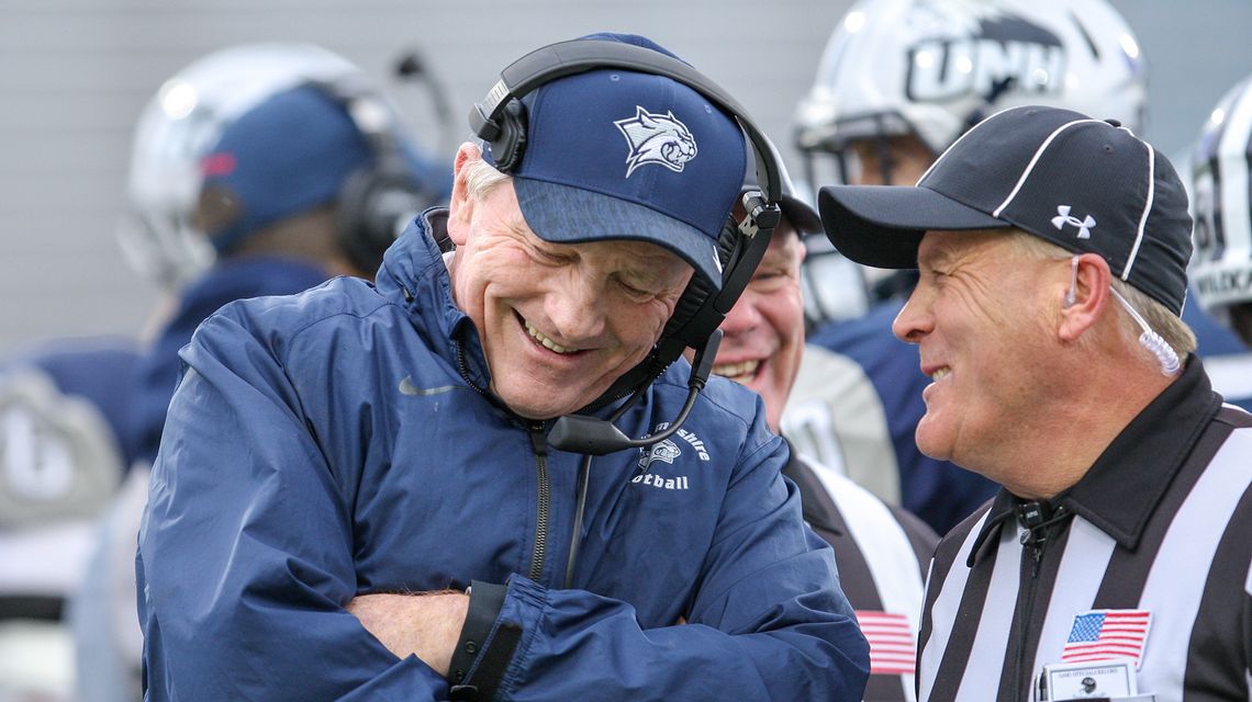 UNH football coach McDonnell returns after battle with cancer