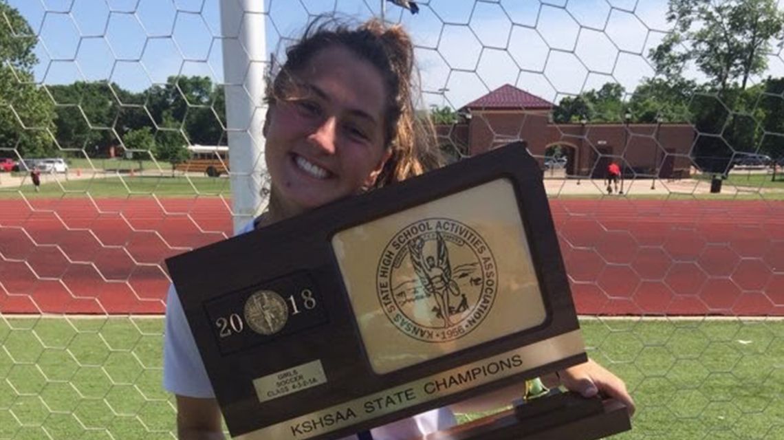 Kansas high school soccer star Sophia Stram makes history at Bishop Miege