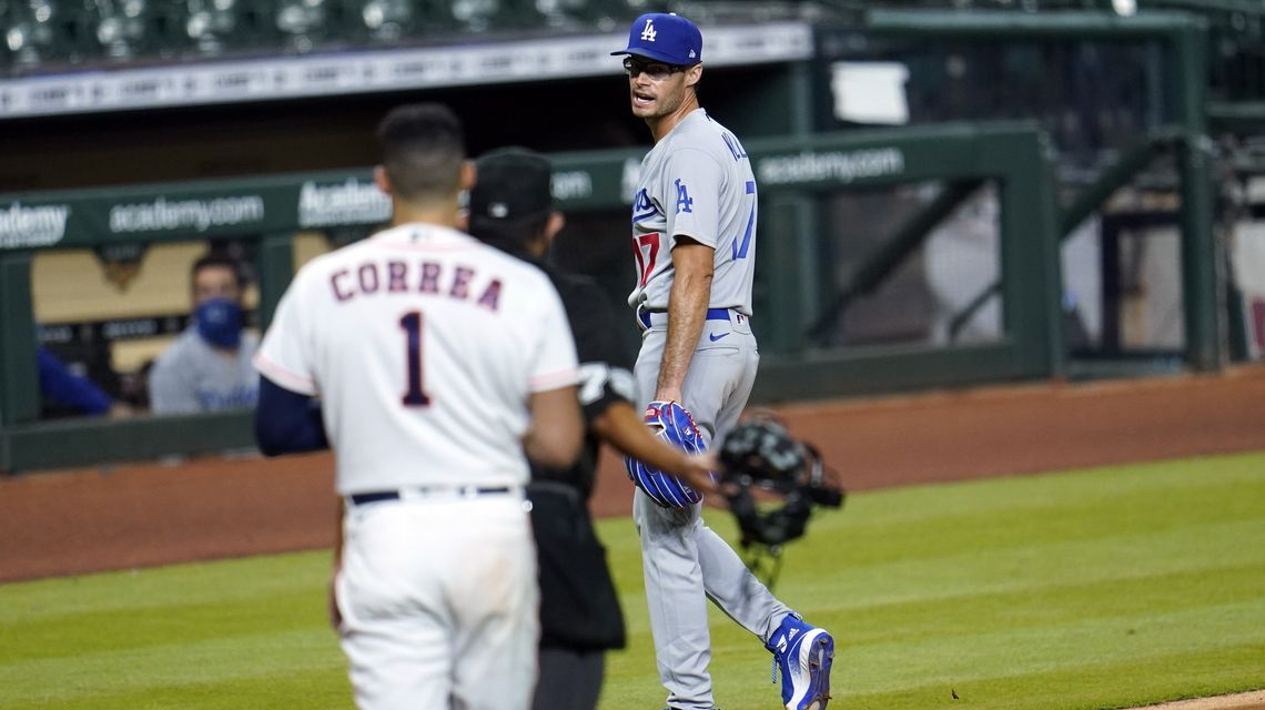 Dodgers’ Kelly suspended 8 games for buzzing, mocking Astros