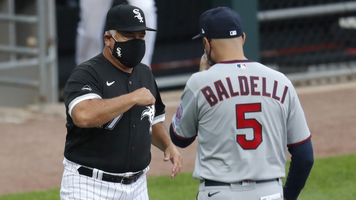 White Sox manager Renteria not with team, pending tests