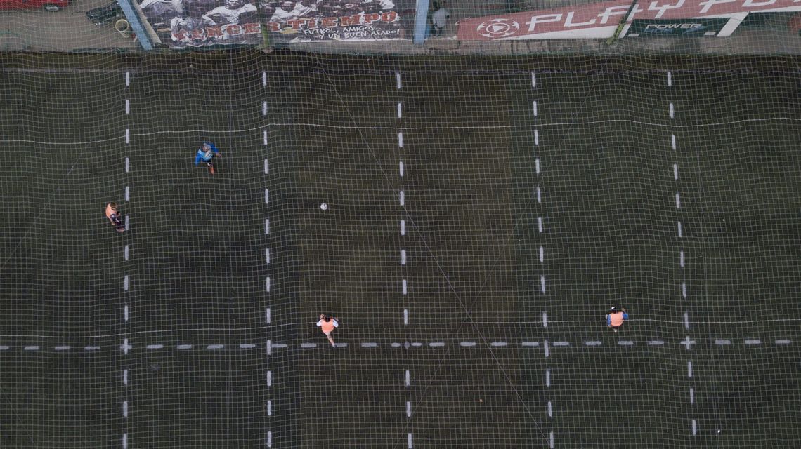 Human foosball: New form of soccer developed for pandemic