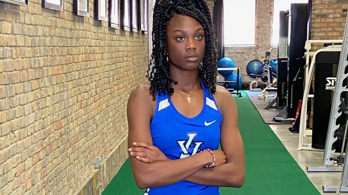 ‘She’s that good’: Kansas state champion sprinter Dhakiyah Blake just getting started