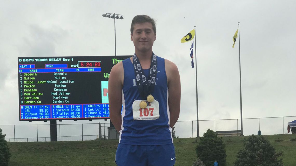 After losing shot at discus record, Nebraska commit Tyler Brown takes throwing talent to Big Ten