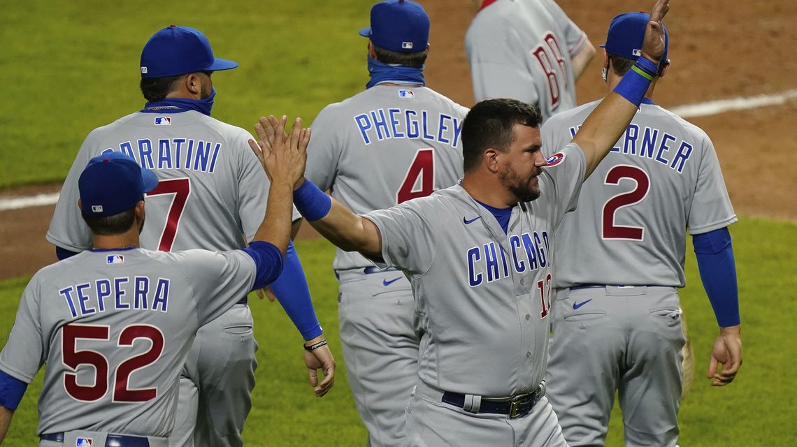 Rizzo homers again, Cubs beat virus-unsettled Reds 8-7