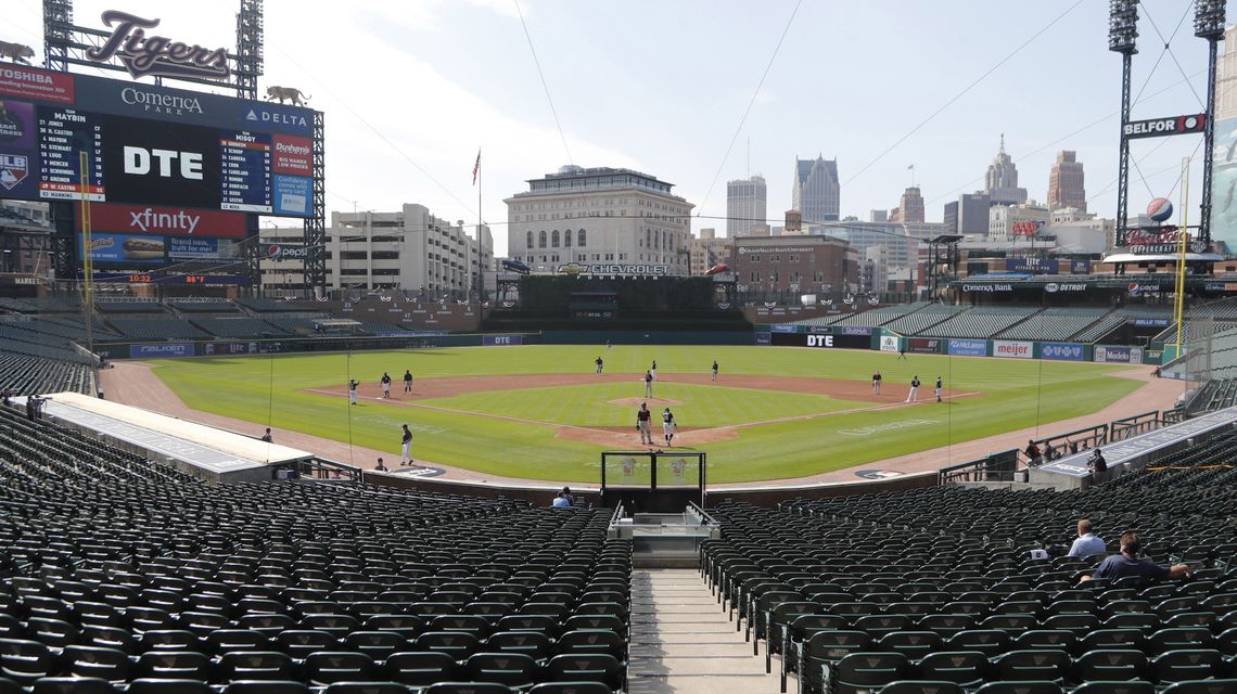 Fan-free baseball games no relief for Motor City’s misery