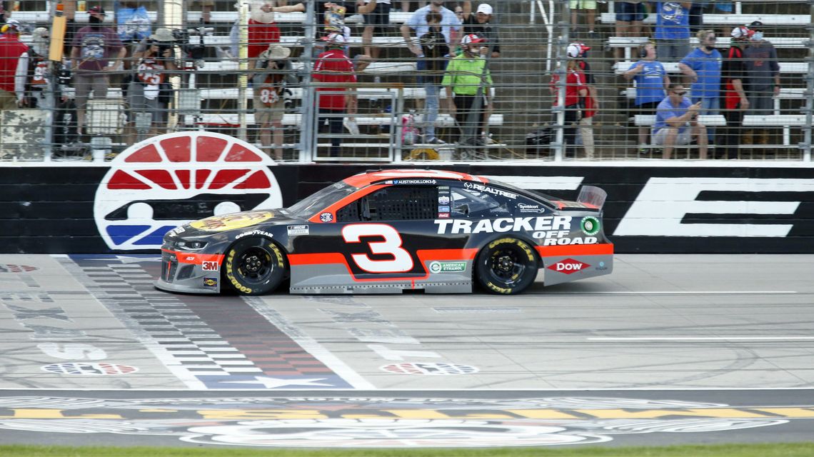 Dillon leads 1-2 RCR finish in Cup race before fans at Texas