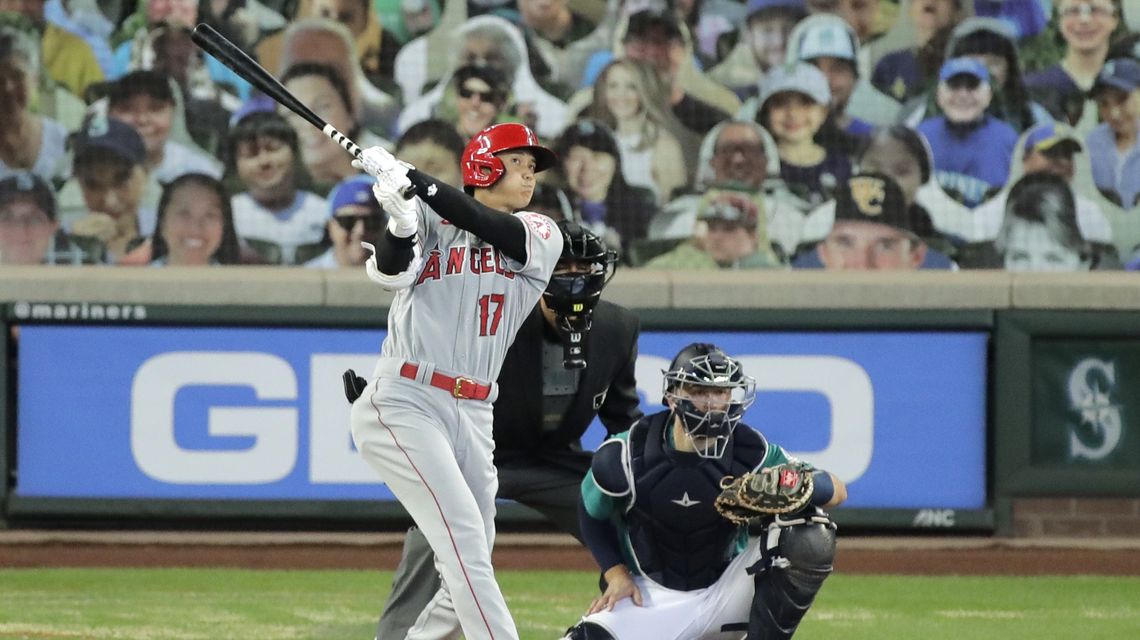 Angels’ Ohtani homers in 1st at-bat since pitching shutdown