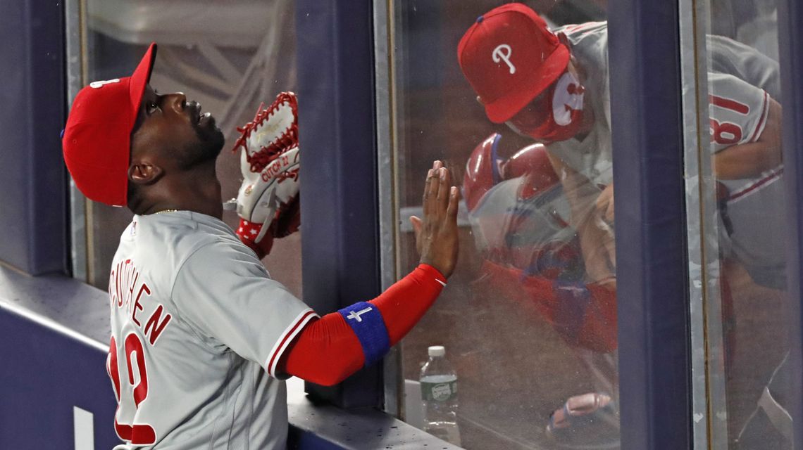 Phillies return from layoff, lose to Cole and Yankees 6-3