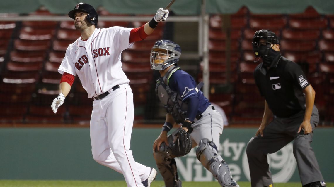 Rays pounce on Red Sox, hold on for 8-5 win