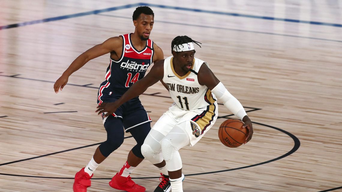 Holiday scores 28; Pelicans top Wizards without Williamson