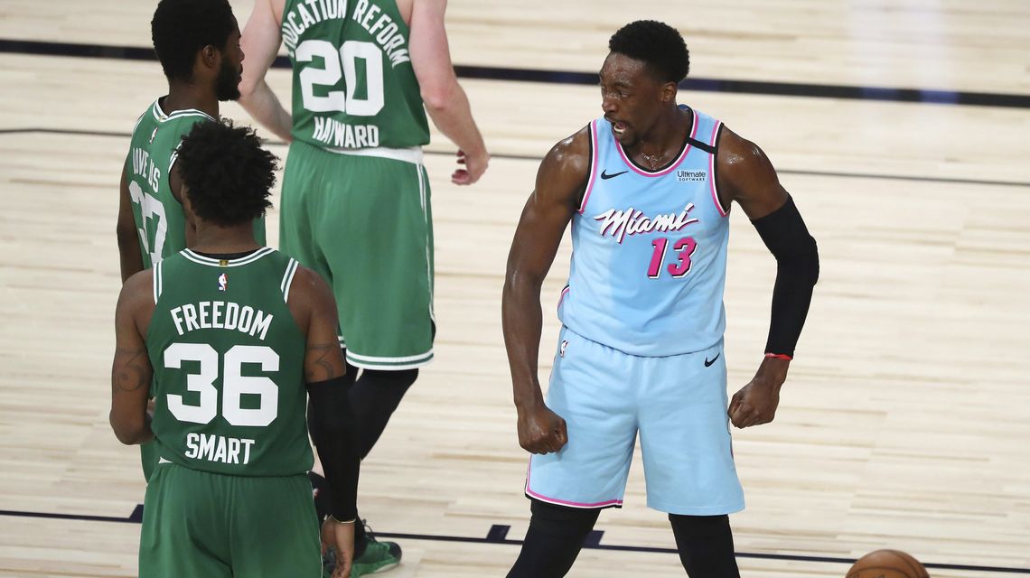 No Butler, no problem as Miami Heat beat Celtics 111-106