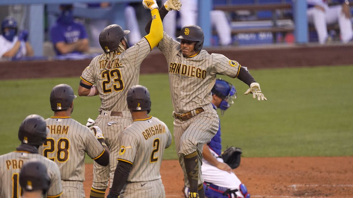 Machado’s grand slam sends Padres over Dodgers, 6-2