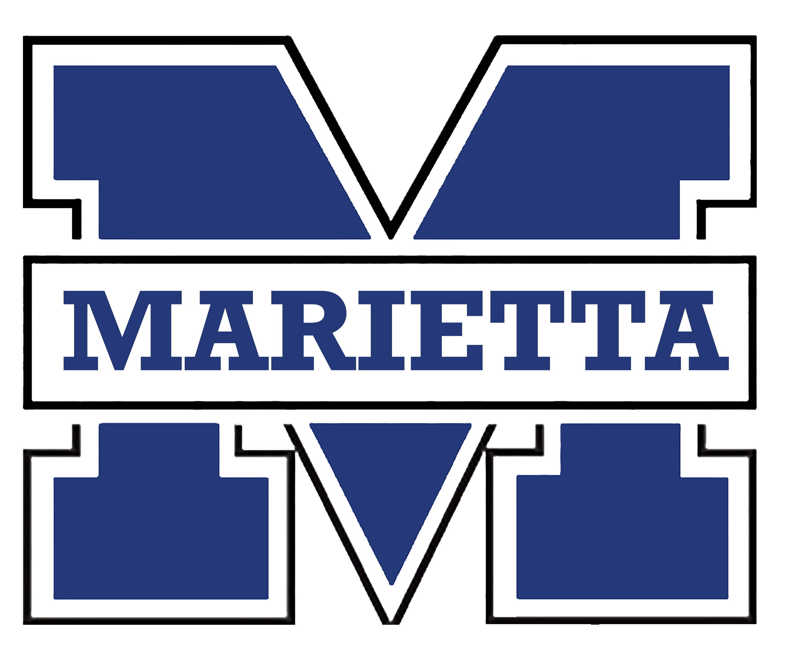 baby blue devil marietta logo