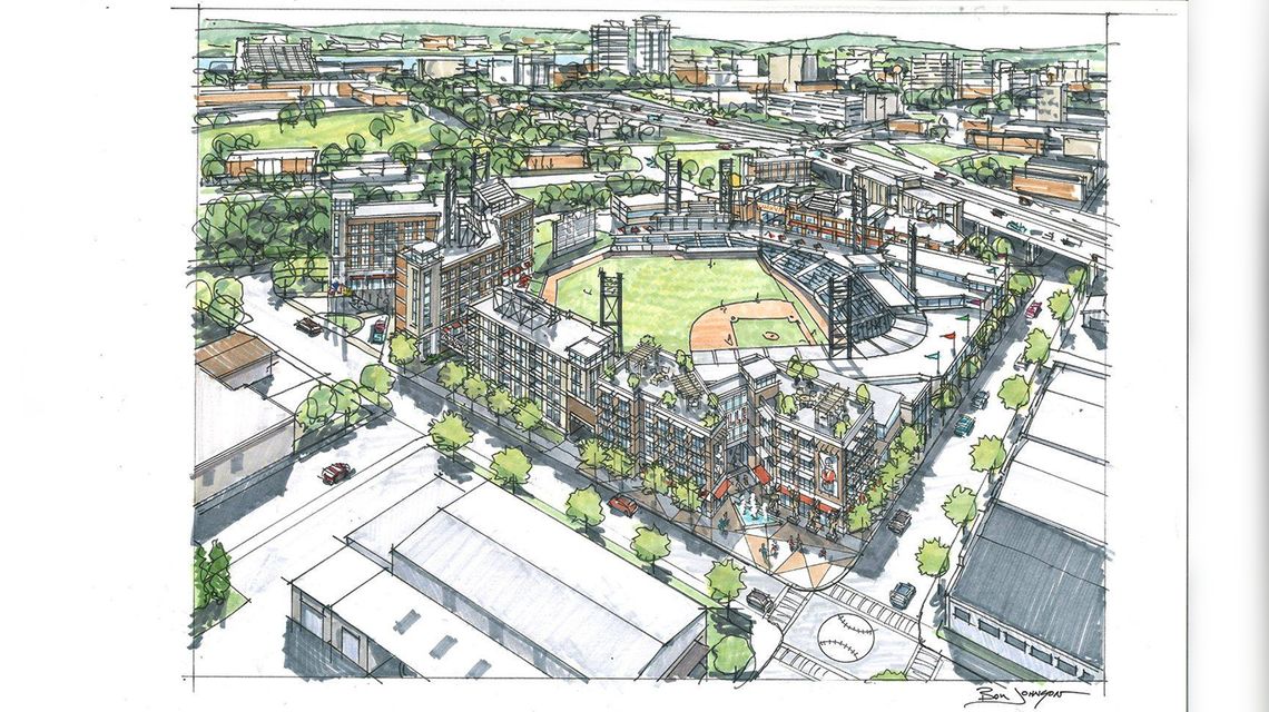 Tennessee Smokies look to future with Wrigley-inspired stadium proposal for Knoxville
