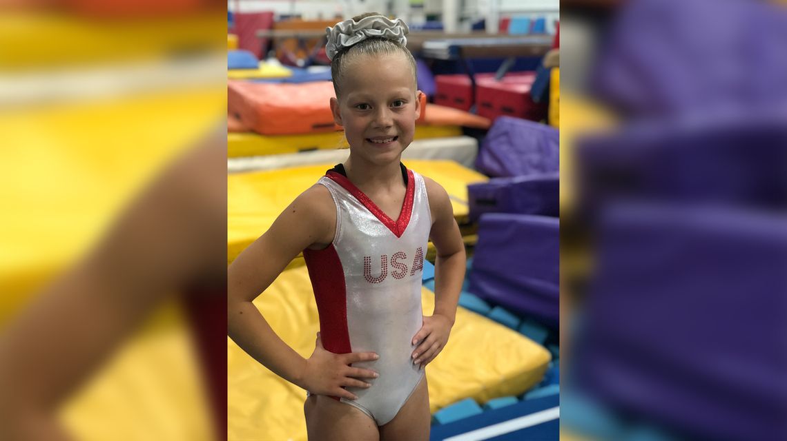 Kansas gymnast Tessa Brocker, 10, puts in the hours with sights set on 2028 Olympics