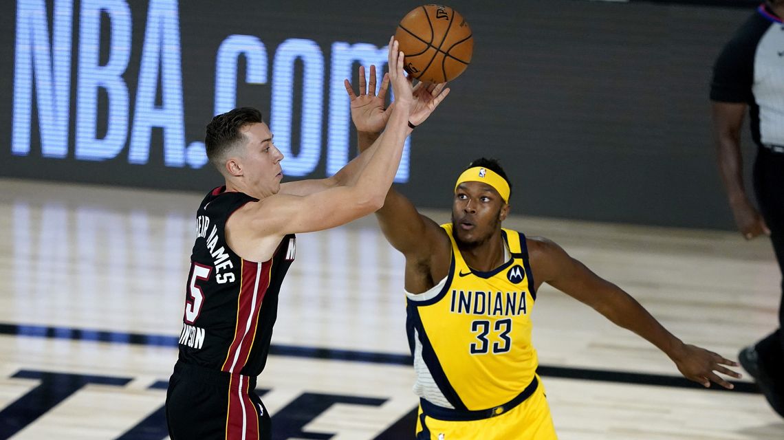 Robinson scores 24 as Heat beat Pacers 109-100 for 2-0 lead