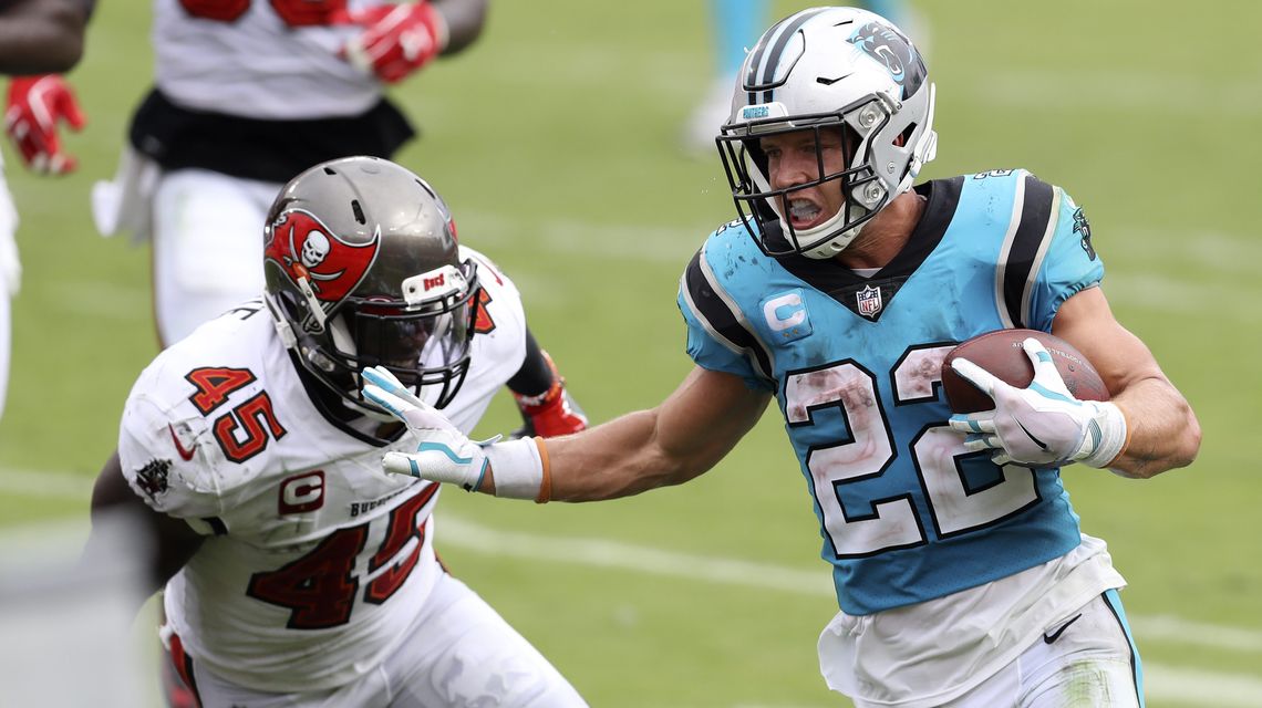 McCaffrey will miss 6th straight game for Panthers