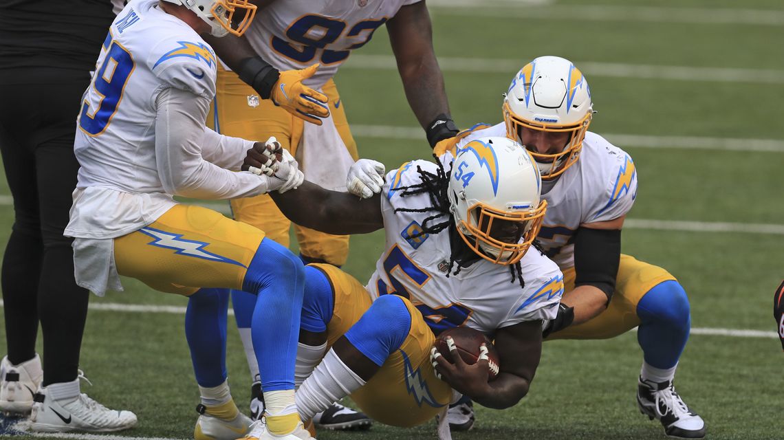 Chargers muster just enough offense to slip by Bengals