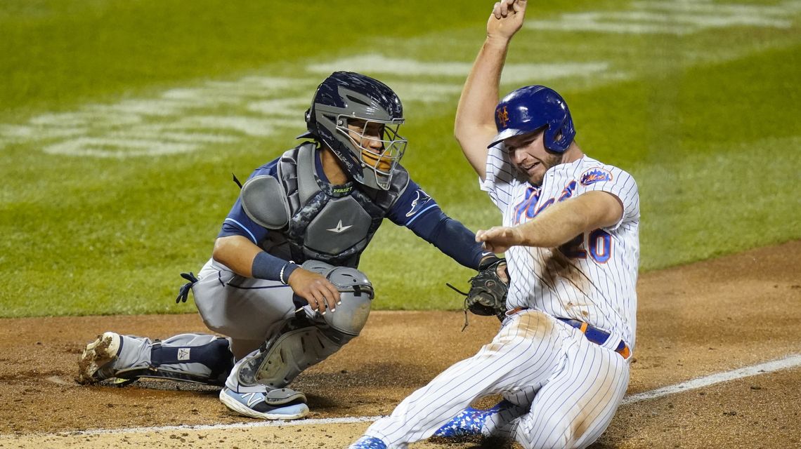 Alonso, Mets put Rays’ clinch party on hold with 5-2 win