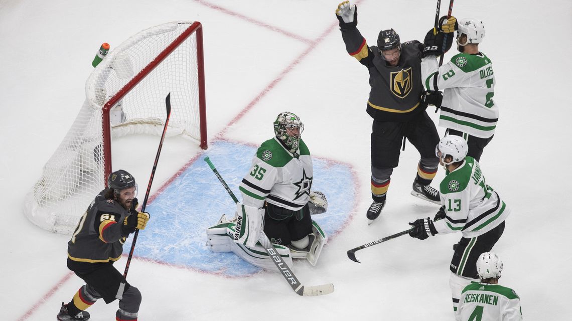 Vegas is back, baby: Golden Knights beat Stars to tie series
