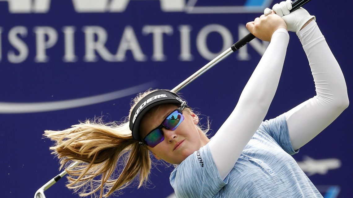 Henderson charges into a share of lead at ANA Inspiration
