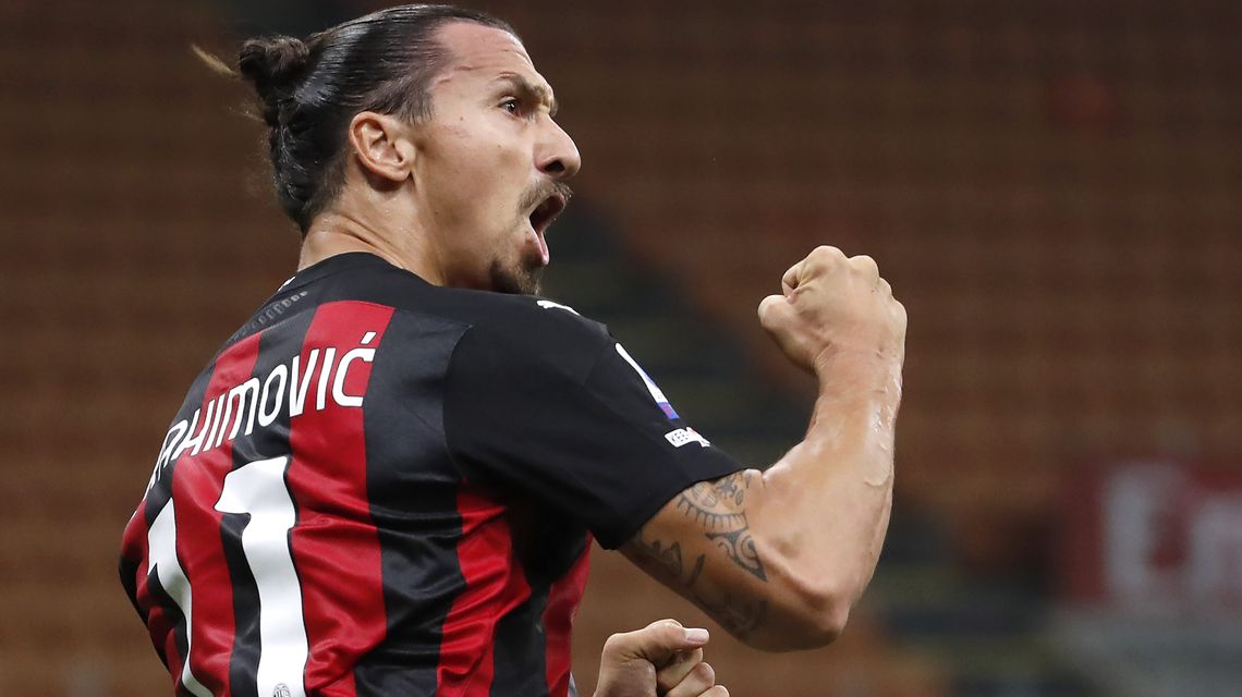 Milan striker Zlatan Ibrahimović tests positive for virus