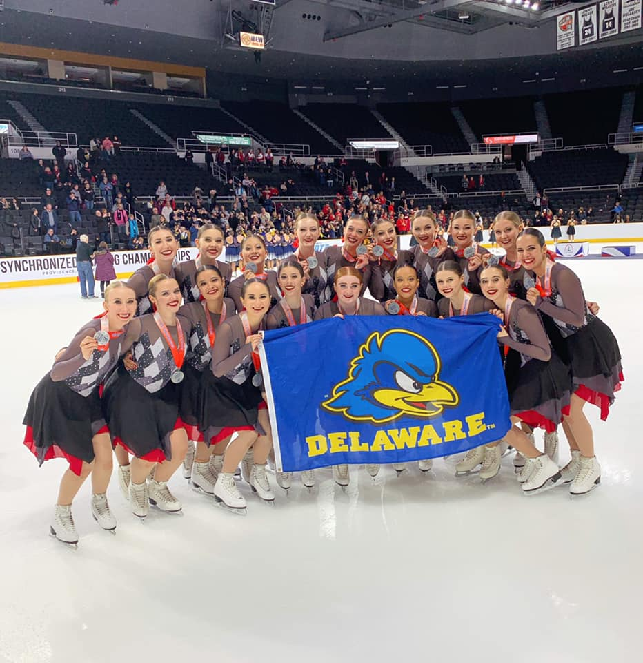 UD synchronized skating adjusts to pandemic following pewter medals at nationals