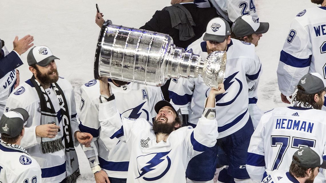 Lightning lift Stanley Cup in capping NHL’s marathon season