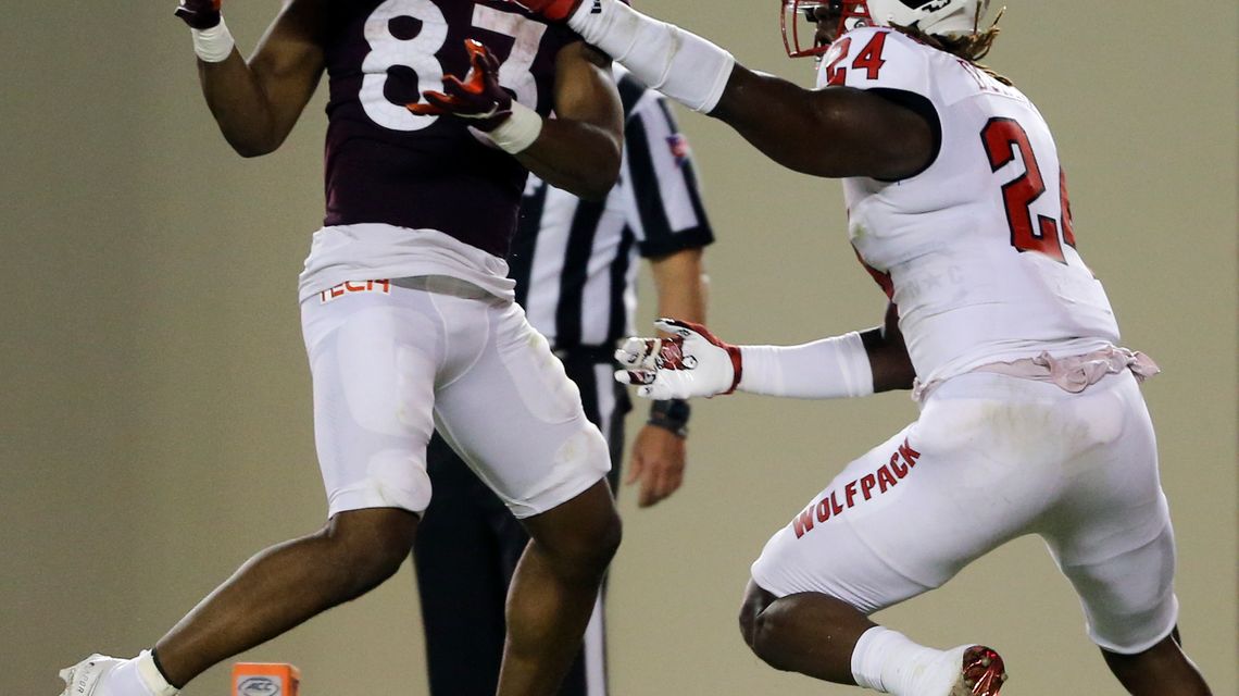 Patterson steps up, leads No. 20 Hokies past NC State 45-24