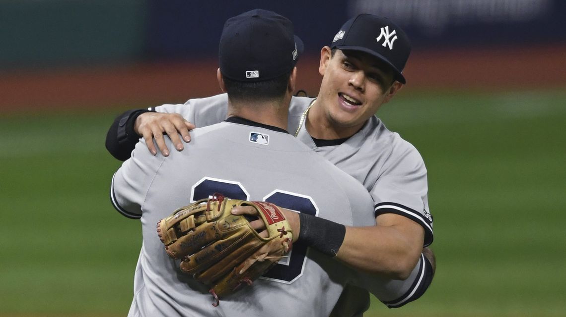 Yanks sweep Indians 10-9 in draining game, meet Rays in ALDS