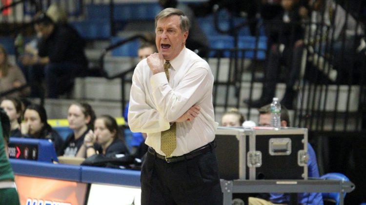 Matt Dempsey of USMMA women’s basketball exhibits what it means to love your job