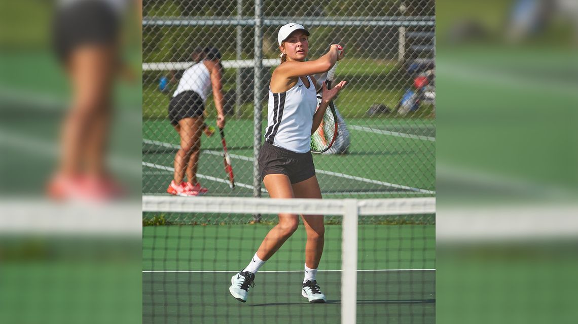 Three-time state tennis qualifier finishing her career off strong at Kaneland