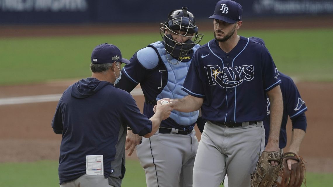 Rays burned by opener in Game 4; tab Glasnow for Game 5