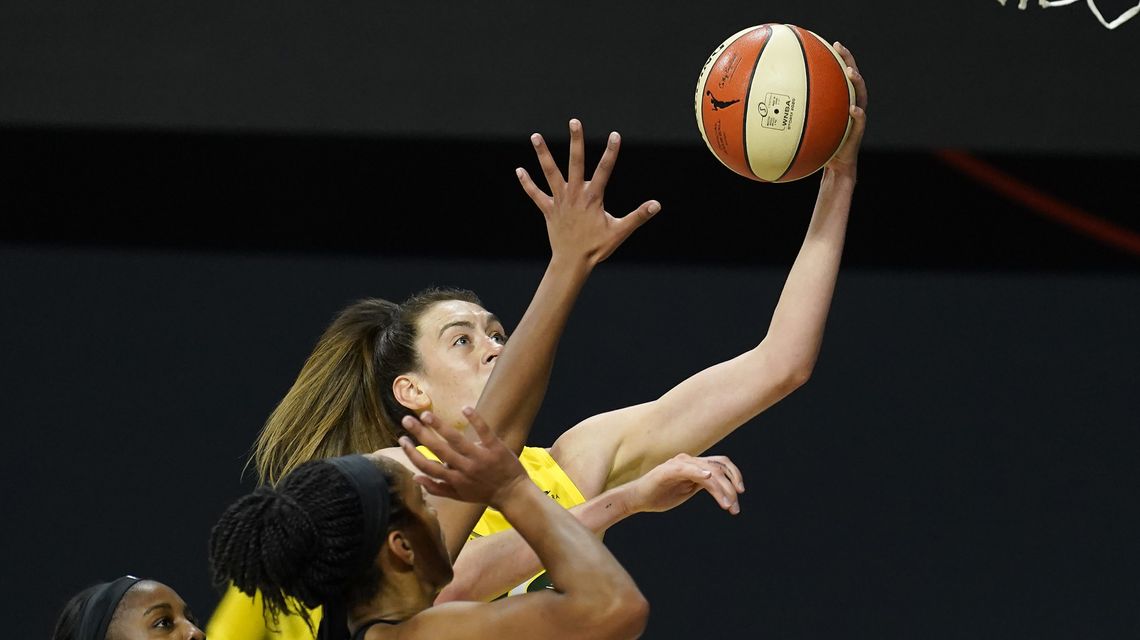 Stewart lifts Storm to Game 1 WNBA Finals win over Aces