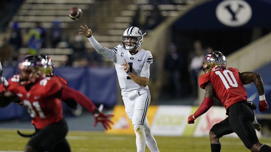 No. 11 BYU routs Western Kentucky 41-10 for 7-0 start