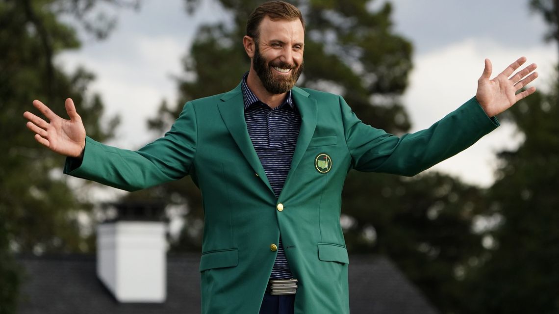 Dustin Johnson paints a by-the-numbers Masters-piece