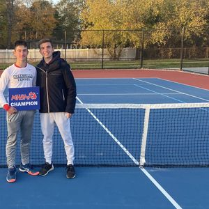 Future Michigan Wolverine and current Ann Arbor Greenhills tennis star, Oral, claims third state title