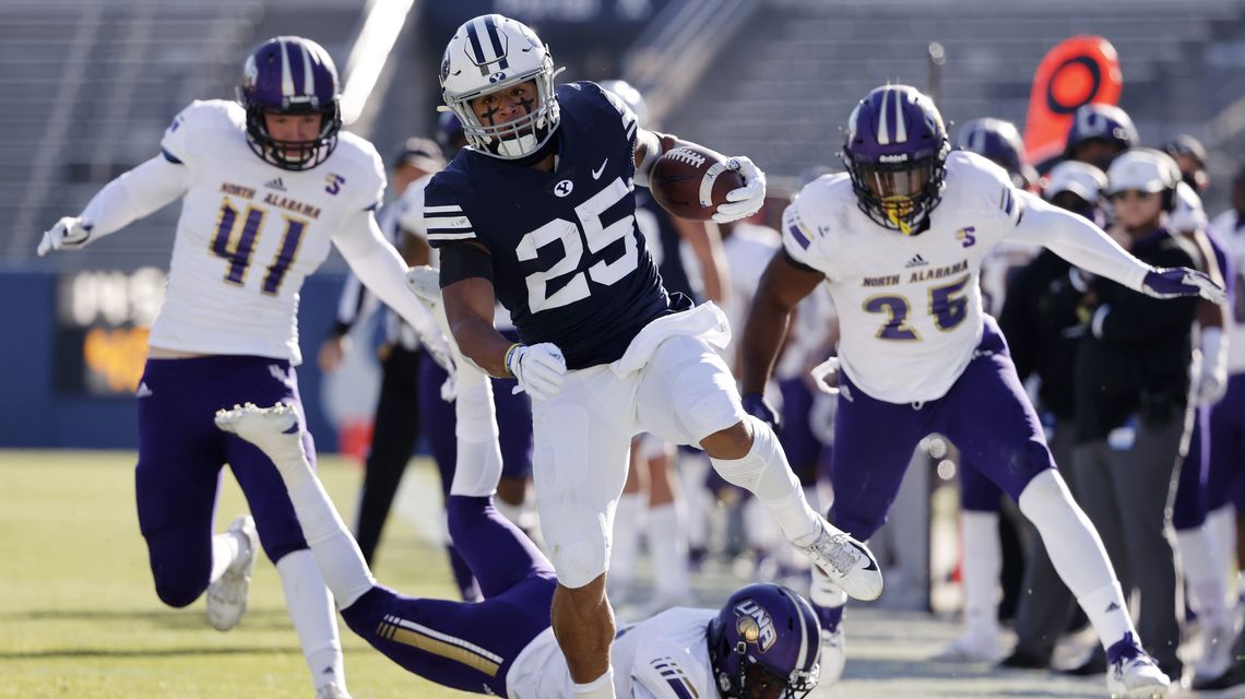 No. 8 BYU routs overmatched North Alabama to improve to 9-0