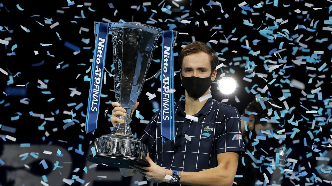Medvedev tops Thiem for 1st ATP Finals title as season ends