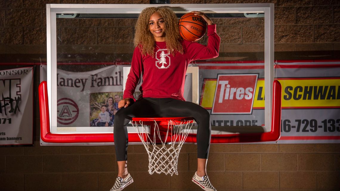 Stanford commit Jzaniya Harriel has competitiveness in her blood
