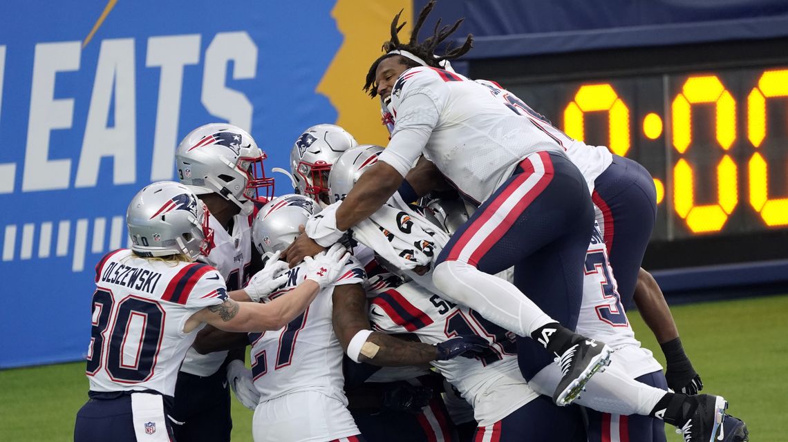 Newton, special teams lead Patriots to 45-0 rout of Chargers