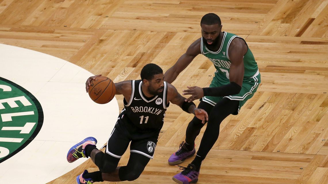 Kyrie Irving cleanses court in return to Boston
