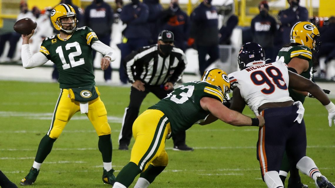 Rodgers’ 50th TD pass vs. Bears puts him in exclusive group