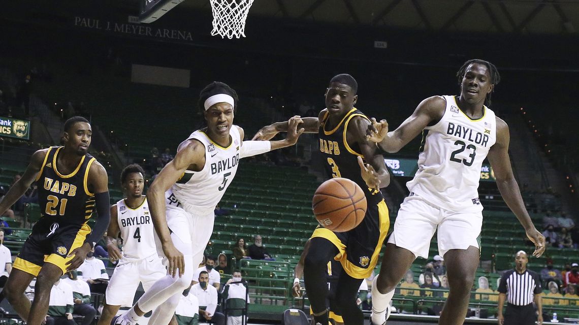 No. 2 Baylor cruises to 99-42 victory over Ark-Pine Bluff
