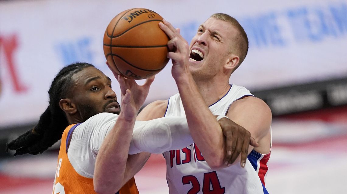 Pistons rally from 23 down, beat Suns 110-105 in OT