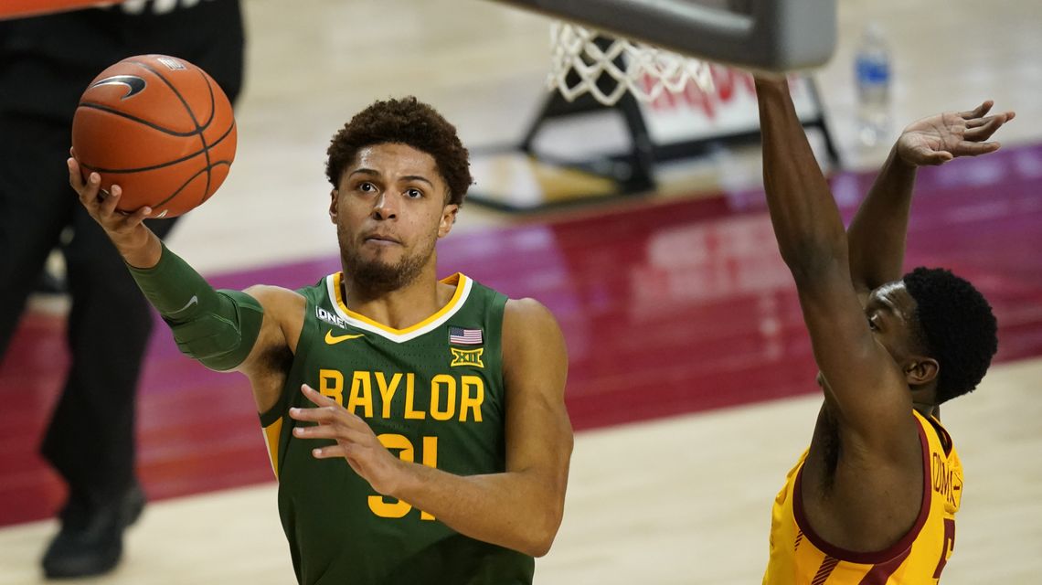 No. 2 Baylor holds off feisty Iowa State 76-65